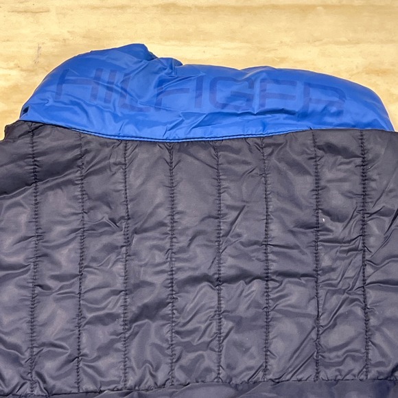 Tommy Hilfiger Color Block Puffer Jacket Mens XL Full Zip Lightweight - Picture 7 of 16